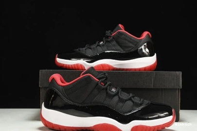 BLACK 528895-012 MENS AIR RED 11 RETRO JORDAN  LOW "BRED" 1111